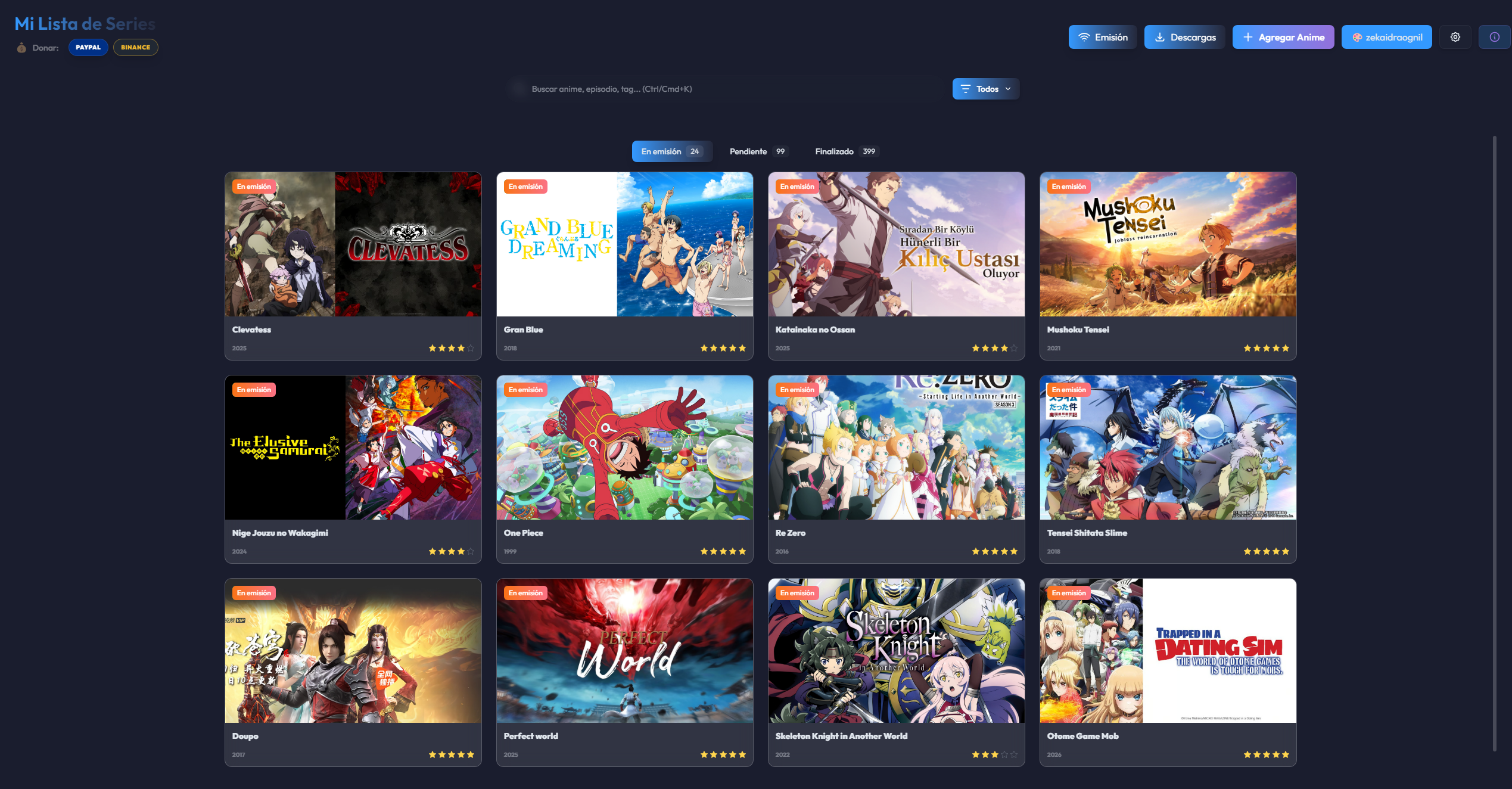 Captura de pantalla de Collection Launcher